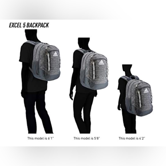 🆕Adidas Excel V Backpack - Picture 6 of 9